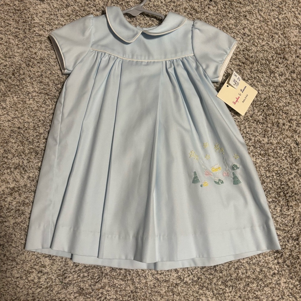 NWT Sophie & Lucas Christmas Dress 12m